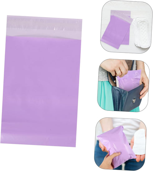 300pcs Beaupretty Menstrual Disposal Pouches for Women Leak Sanitary Bags Self-Sealing Tampon Storage Bags Compact