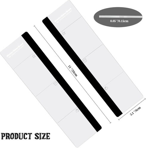 Office Desk Accessories 2pcs Monitor Memo Board Computer Message Board Office Supplies for Women Men Computer Sticky Note Holder with Functional Areas Home Office Accessories Office Must Haves by MDOZQ