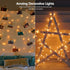 2 Pack 50 Count 12 Christmas String Lights Clear Warm White Mini Lights Plug Powered Waterproof for Indoor and Outdoor