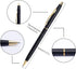 Cambond Black Pens, Ballpoint Pen Bulk, Black Ink 1.0 mm Medium Point, Smooth Writing for Men Women, 20 Pack (Black) -