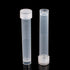 Eowpower 30pcs 10ml Lab Plastic Graduated Vial Storage Test Tubes with Seal Cap Container