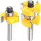 Adjustable Tongue and Groove Router Bit Set 1-1/2" Stock Woodworking Cutting Milling