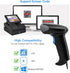 Treamvp 2D 2000mAh 1D 2D Wireless Barcode Scanner, Bluetooth QR Code Reader with Battery, Handheld Bar Codes Reader