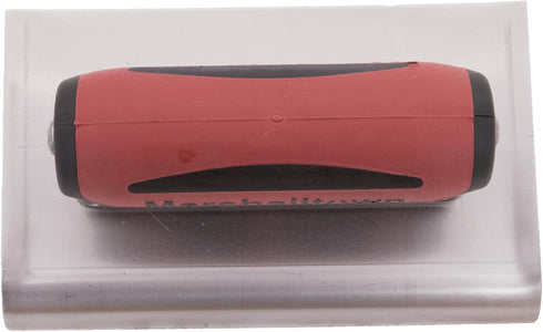MARSHALLTOWN Curved Concrete Edger, 6 x 4 High Carbon Steel Blade, 5/8 x 1/2 Lip, Made In The USA