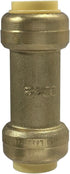 XFITTING 1/2" x 1/2" Push Fit Check Valve, Certified to NSF ANSI 61, Brass Plumbing Fitting for Copper, Pex