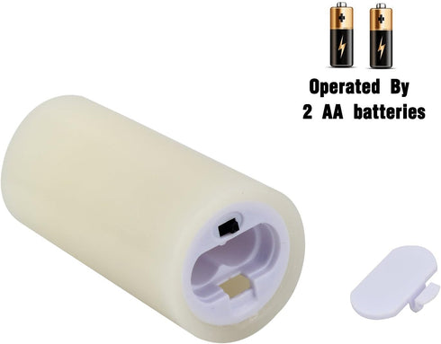 Flameless Candles Battery Operated, 4" to 9" Set of 9 Ivory Real Wax Pillar LED Candles with Remote and 24 Hours Timer