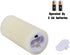 Flameless Candles Battery Operated, 4" to 9" Set of 9 Ivory Real Wax Pillar LED Candles with Remote and 24 Hours Timer