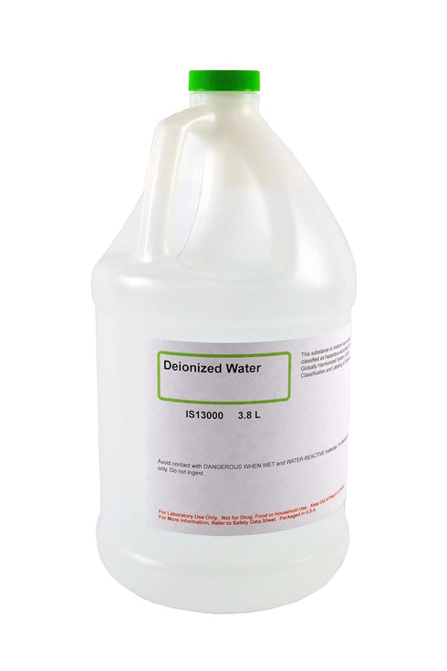 Deionized Water | 3.8L (1 Gallon) | Biotechnology (Reagent) Grade | Demineralized - IS13000 | The Curated Chemical