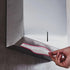 400 Comercial Paper Towel Dispenser Wall Mount, Brushed Stainless Steel Hand Towel Dispenser with Lock, Large Capacity