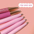 Pink Pens for Women, 6 Pcs Cute Ballpoint Pens Bulk, 1.0mm Medium Point Black Ink, Office School Supplies Gifts for