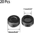 20 Pcs Black Male Thread 16mm OD Diameter Carbon Brush Holder Caps to Replacement Parts For Power Tools 16mm