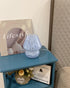 Dimmable ONEWISH Mushroom Lamp Small Bedside Table Lamp-Nightstand Nightlight Stepless, Translucent Glass Desk Lamp
