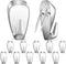 LEIFIDE 10 Pieces Cubicle Hooks, Fabric Panel Wall Clips for 40 Lbs Picture Hangers in Office Home Kitchen (Silver)