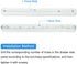 4Set 180mm uxcell Drawer Slides, - Plastic Drawer Rails with Screw, Side Mounted Grooved Guide Rail for Cabinet Drawer
