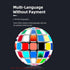 Language Translator Earbuds, Multifunctional Bluetooth Translator Earphones, Support 144 Languages, Voice Translation