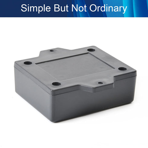 Fielect 3Pcs Project Box, ABS Plastic Junction Box, Dustproof, Universal Electrical Project Case Enclosure with Ear,