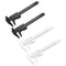 uxcell Vernier Caliper, 80mm 3 Inch Metric Mini Double Scale Plastic Ruler for Inside Outside Depth, 4 Pieces
