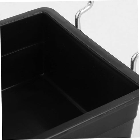4Pcs Ciieeo Pegboard Organizer Bins with Hooks Wall-mounted Tool Storage Boxes for Screws and Accessories Plastic