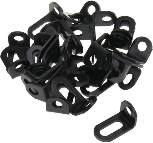 1.2" 0.8" 0.7" -30pcs Bitray L-Shaped Corner Brackets x x Adjustable Right Angle Brackets Heavy Duty Furniture Shelf