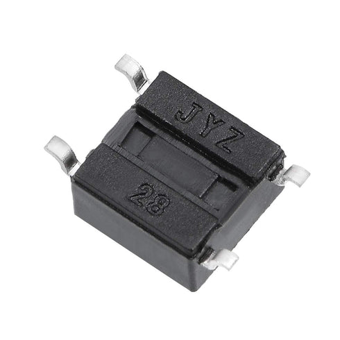 uxcell 50PCS 6x6x5mm Momentary Panel PCB Surface Mounted Devices SMT 4 Pins Push Button SPST Tactile Switch