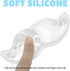 Elbow Gel Wrist Rest for Keyboard and Mouse Transparent White Mustache Pad Cushion Ergonomic Cute Clear Cool Mouse