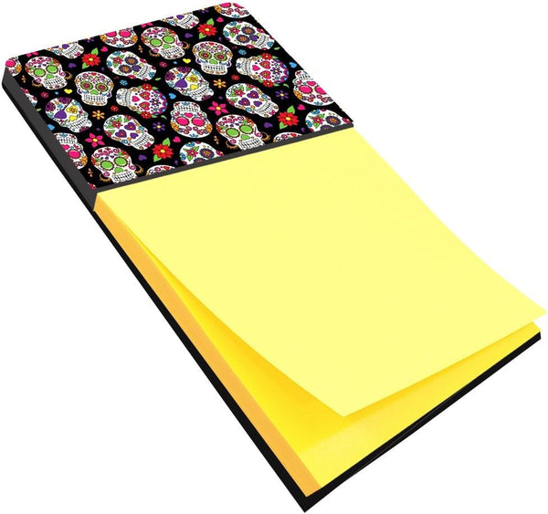 Day of the Dead Black Sticky Note Holder