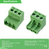 20Pcs 3 Pin 5.08mm Pitch DIY PCB Mount Screw Terminal Block Connector with 20Pcs Phoenix Plug