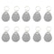 SEIWEI 10pcs Plastic 125KHZ Rewritable Writable ID Cards Keyfobs RFID Copy Key Tags