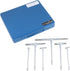 Accusize Industrial Tools Premium 5/16'' - 6", 6ps/Set Telescoping Gage Set, Satin Chrome Finished