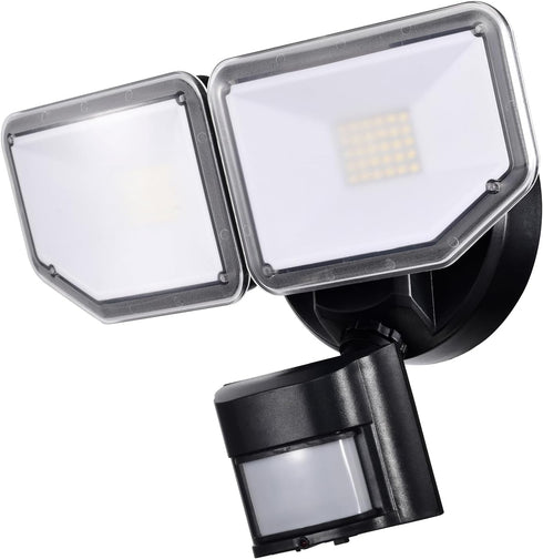 40W 180 4000 5000 2 LED Security Lights Motion Sensor Light Outdoor, Degree, LM Motion Security Light, K, ETL Water