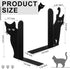 Generic Set 2 Cat Metal Bookends of Cute Cat Design Book Ends for Home Office Desk Shelves Reading Room Decor for Cat