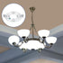 Eldraqth 125mm /4.9 Inches Light Fixture Mounting Bracket, Round Light Crossbar with Screws and Nuts Heavy Duty Ceiling