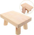 Generic 2pcs Wooden Step Stool Foot Stool for Portable Design for Dining Table Study Desk and Shoe Changing Sturdy