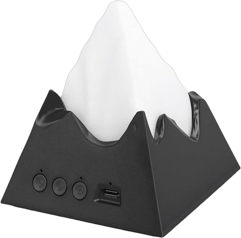 Leftwei Essential Oil Diffuser Night Light, Decorative Desk Aromatherapy Lamp, Volcano Lamp with Dual Lighting Options