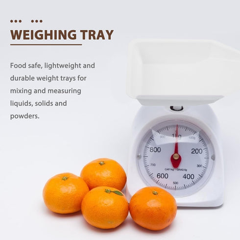 Weighing Pans for Kitchen Food Cooking, Portioning, Lab Test Weight Digital Scale, 10 Pcs