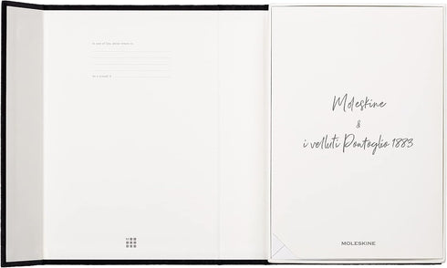 Moleskine Limited Edition Velvet Notebook, Large (6" x 9"), Hard Cover, Ruled, Bottle Green, 240 Pages