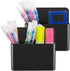 Magnetic Pen Holder, 2 Pack Magnetic Dry Erase Marker Holder for Refrigerator, Locker, Office (Black)