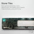 4-Sheets 3D Tic Tac Tiles Peel and Stick Self Adhesive Stick On Kitchen Backsplash Bathroom Stone Tiles (Natural White)
