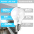 dalattin 12 Pack A19 LED Bulbs, 9W Equivalent 60 Watts, 5000K Daylight, 800 LM