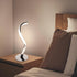 Generic Dimmable LED Table Lamp, Touch Control LED Nightstand Lamp, Unique Bedside for Home Decor Living Room Bedroom