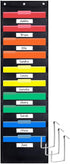Opret 10 Pockets Storage Pocket Chart, Hanging Wall File Organizer for Classroom, Office, School Mailbox Organizer