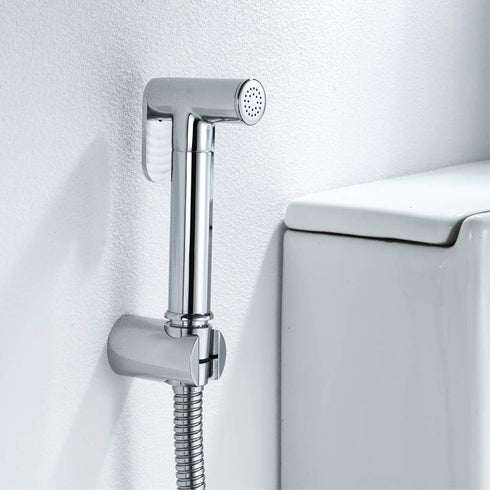 ZLOCYIVHE Set Bidet Sprayer with Single Cold Water Brass Portable Cloth Diaper Washer Shower Sprayer Wall Mounted