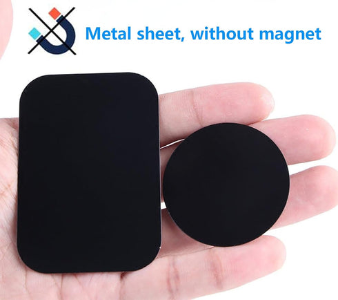 BAIDATONG 4 Pack 3M Phone Magnet Plate Mount Metal Plate for Magnetic Car Mount (Attention: Metal Plates do not Have