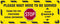 NMC WFS75 STOP! Please Wait Here To Be Served Social Distancing Floor Sign - 8x20 Walk-On Non-Slip Vinyl