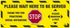 NMC WFS75 STOP! Please Wait Here To Be Served Social Distancing Floor Sign - 8x20 Walk-On Non-Slip Vinyl