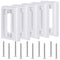Kanayu 5 Pieces Electrical Box Extender, Shallow Surface Box Extender, Non Metallic, 1 Gang, White