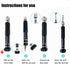 PTSLKHN 5-in-1 Multifunctional Eyeglass Screwdriver, S2 Steel Kits for Eyeglass, Sunglasses, Electronics, Jewelry