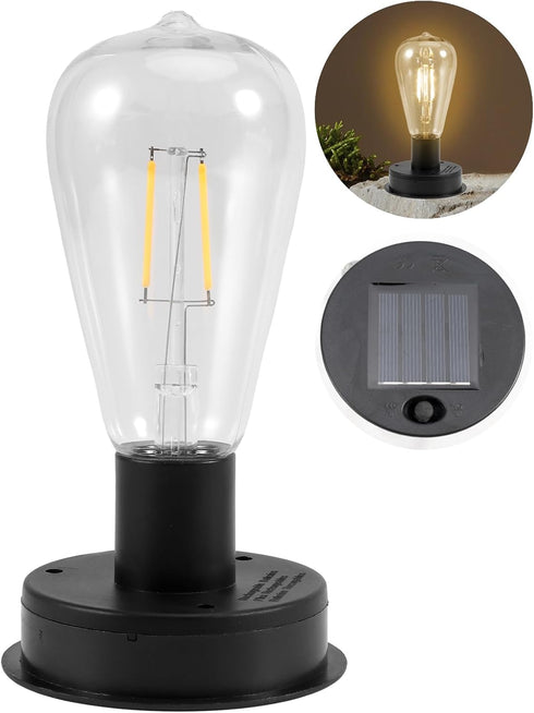 Waylenbo Bulb, Gifts(Size:8.5CM) LED Solar Panel Lantern Lid Lights, Solar Lights Replacement Top, Replacement SolarS