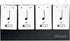 Gloxyuni Music Theory Rhythm Flash Cards (Black) Note Training Cards & Teaching Aids | Helps Improve Rhythm Skills