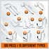 HORUSDY 150-Piece Pegboard Hooks Assortment with Pegboard Bins for Organizing Various Tools and Accessories
